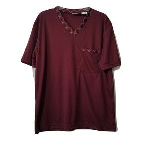 Irvine Park Men's Vintage Shirt ~ Sz M ~ Burgundy